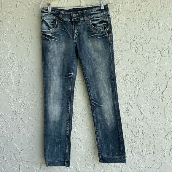 MISS SIXTY Jeans Women Size 28 Low Rise Y2K Vintage Logo - Picture 2 of 12